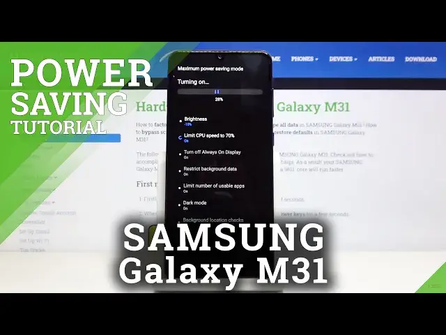 'Video thumbnail for How Save Battery in SAMSUNG GALAXY M31 – Enable Power Saving'