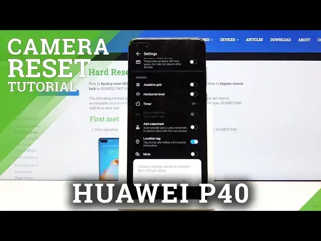 'Video thumbnail for How to Reset Camera in HUAWEI P40 – Reset Camera Settings'
