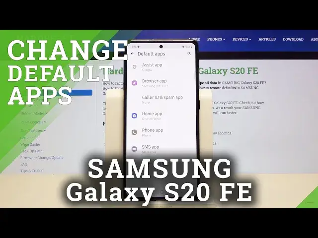 'Video thumbnail for How to Change Default Apps in SAMSUNG Galaxy S20 FE – Set Up Default App'