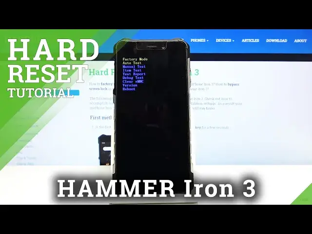 'Video thumbnail for How to Hard Reset Hammer Iron 3 via Factory Mode -  Clean Device / Remove Password'