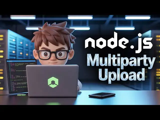 'Video thumbnail for Node Express to Upload Files to Server Using HTML Form Using multiparty Library in Browser'