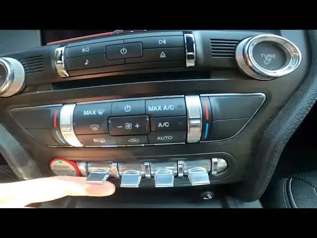 'Video thumbnail for How to Enable or Disable Hazard Lights in Ford Mustang VI ( 2014 – now ) Use Emergency Lights'