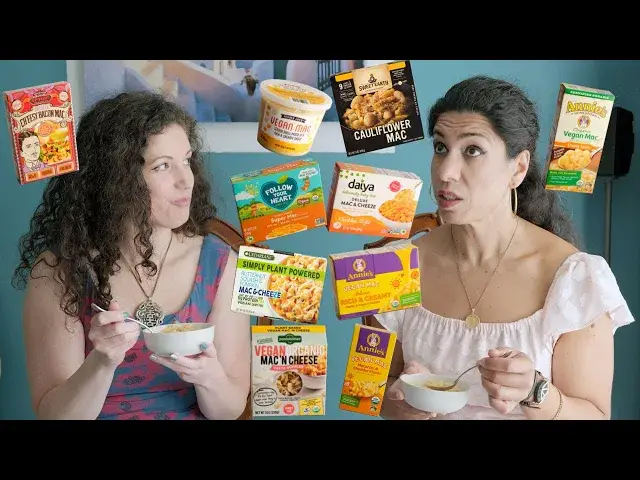 'Video thumbnail for The Best Vegan Mac and Cheese Is....? We Tasted 10 Boxed / Packaged Brands #vegan #tastetest'