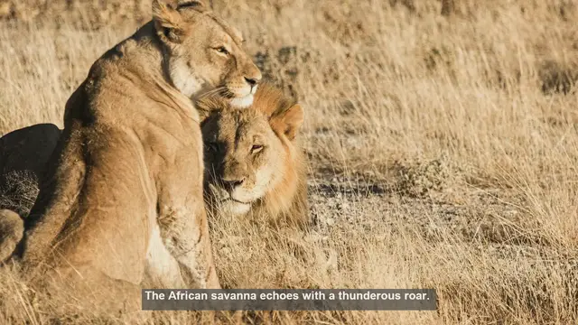 'Video thumbnail for 10 Ways Male Lions Protect Their Pride'