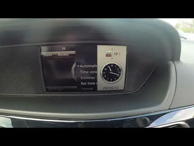 'Video thumbnail for How to Manually Change Date and Time in Mercedes C W204 C63 AMG ( 2011-2014 ) Manage Time Settings'