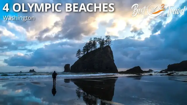 'Video thumbnail for 4 Olympic Beaches - Rialto Beach and Hole in the Wall, Second Beach, Third Beach, and Ruby'
