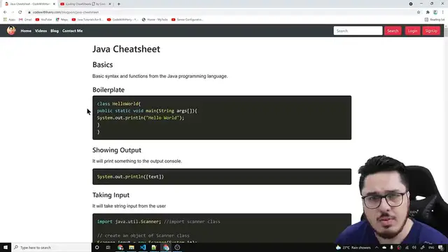'Video thumbnail for Java Cheatsheet 🧾 for Beginners 🔥🔥'