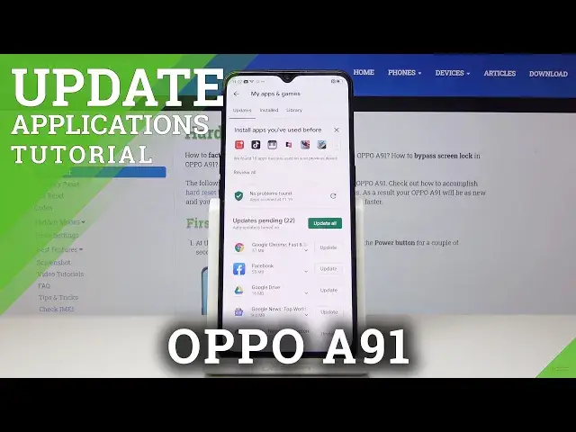 'Video thumbnail for How to Update Apps in OPPO A91 – Download Newest App Version'