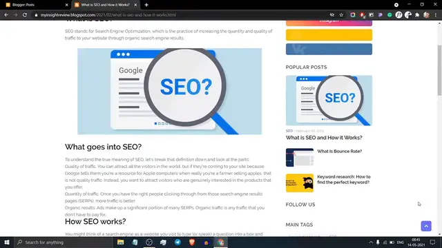'Video thumbnail for Customize Back to top button in Blogger _ CSS tricks  _ Blogger customization.'