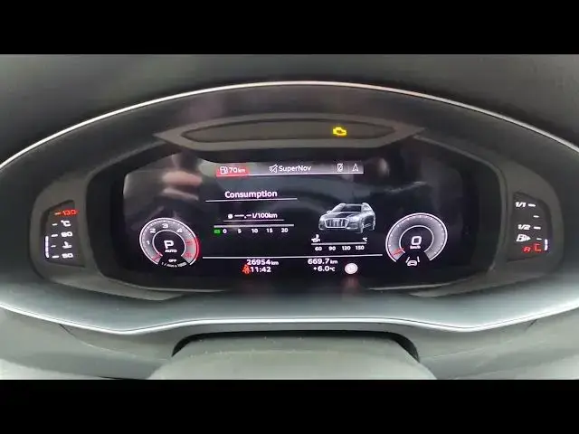 'Video thumbnail for How to Find and Reset Average Fuel Consumption Audi A6 C8 ( 2018 - now )'