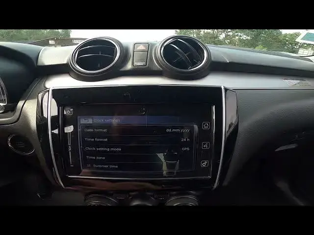 'Video thumbnail for How to Manually Change Date and Time in Suzuki Swift VI (2017 – now) Manage Time Settings'