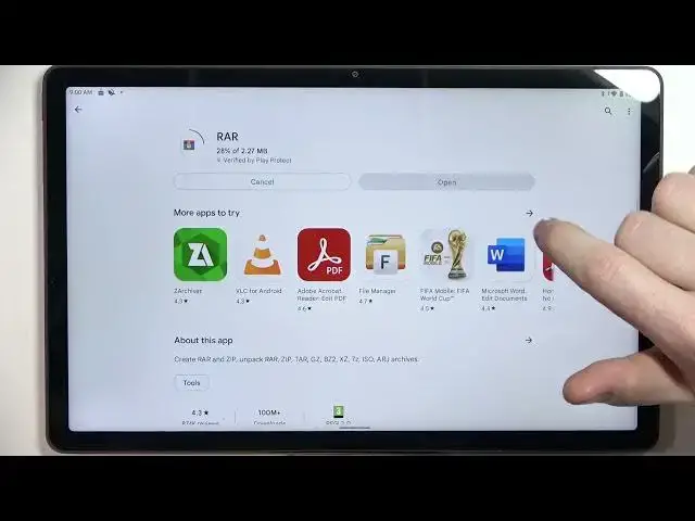 'Video thumbnail for Lenovo Tab P11 Plus - How To Install Rar & Zip Packing Unpacking App'