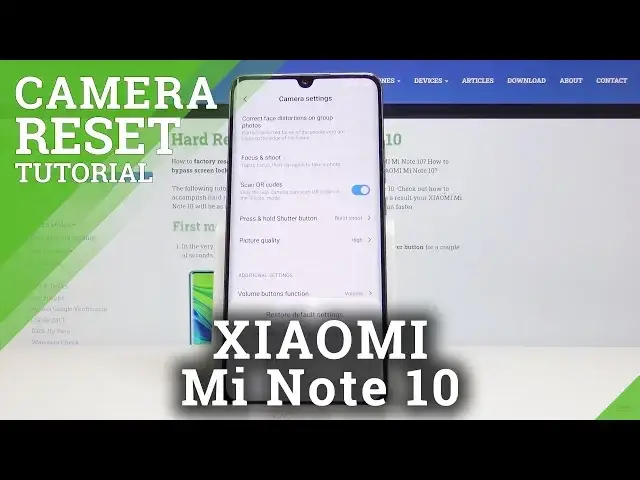 'Video thumbnail for How to Reset Camera in XIAOMI Mi Note 10 – Restore Camera Defaults'