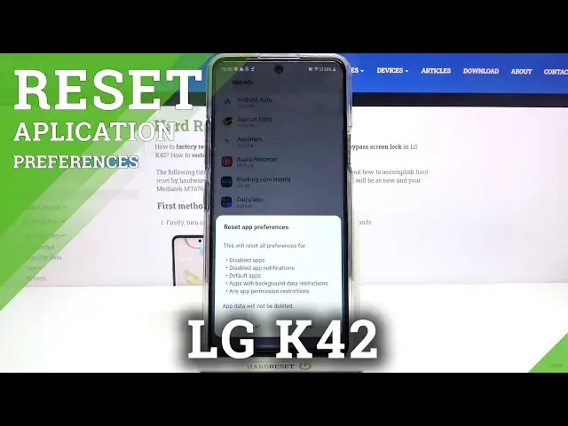 'Video thumbnail for How to Restore Default App Preferences in LG K42 - Reset App Preferences'