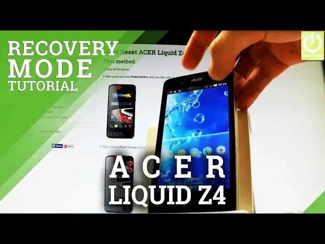 'Video thumbnail for How to Enter Recovery Mode on ACER Liquid Z4 - Quit Recovery'