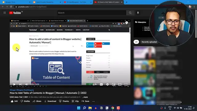 'Video thumbnail for How to Add Automatic Table of contents in Blogger (2023 Updated)'