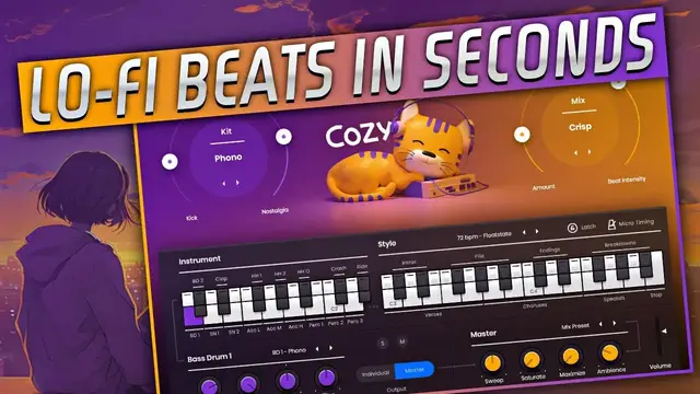 'Video thumbnail for Fastest Way To Make Lofi Drums | Ujam Cozy Review'