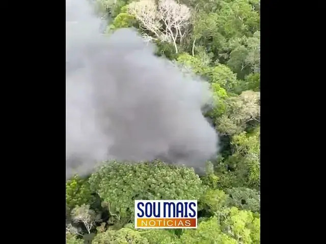 'Video thumbnail for Avião é interceptado pela FAB, cai e espalha drogas em aldeia indígena entre o PA e MT'