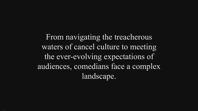 'Video thumbnail for The Challenges Stand-Up Comedians Face in Today's Society'