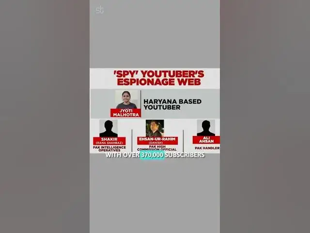 'Video thumbnail for DIGITAL DECEPTION: The Jyoti Malhotra Spy Scandal Uncovered'