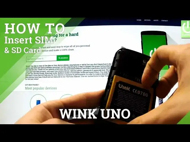 'Video thumbnail for Insert SIM and Micro SD in WINK Uno - How to use SIM & SD in WINK Uno'