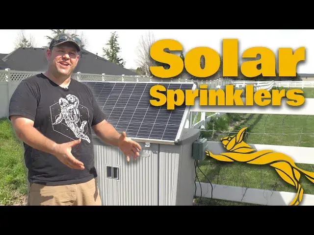 'Video thumbnail for Sun’s Out, Sprinklers On: Setting Up Solar-Powered Irrigation'