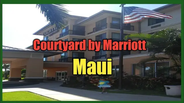'Video thumbnail for Inside Courtyard by Marriott, Kahului Maui Hawaii Room Tour Review , Travel Vlog'