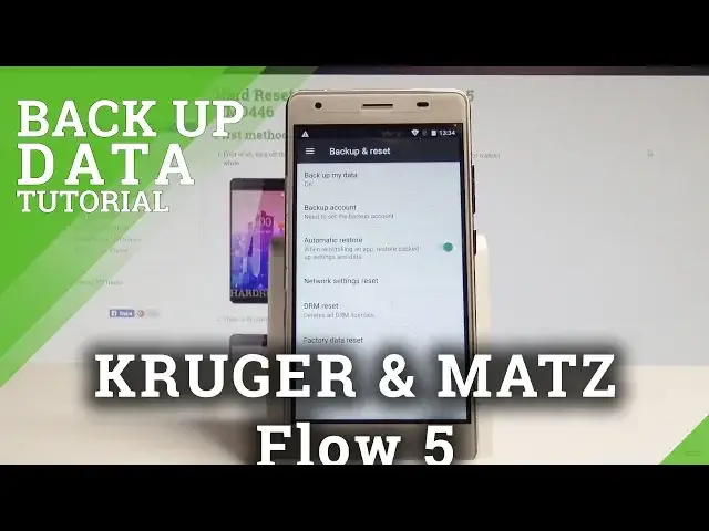 'Video thumbnail for How to Back Up Data on KRUGER & MATZ Flow 5 - Enable Google Backup |HardReset.Info'