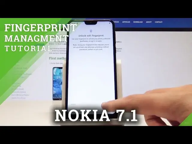 'Video thumbnail for How to Add Fingerprint on NOKIA 7.1 - Set Up Security Lock'