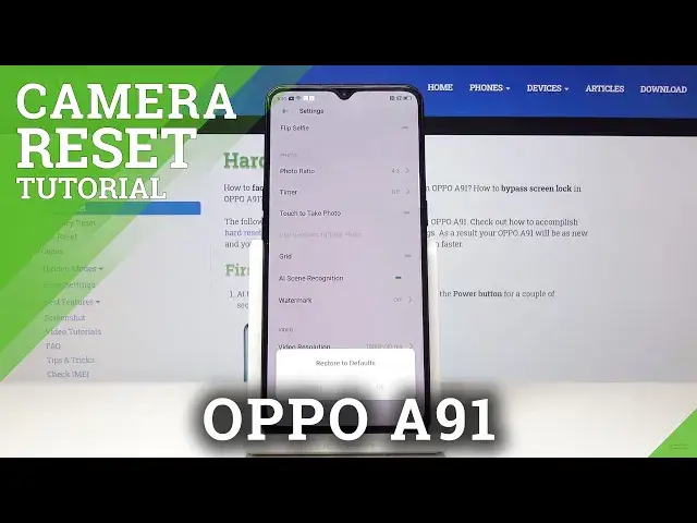 'Video thumbnail for How to Reset Camera Settings in OPPO A91 – Camera Settings'