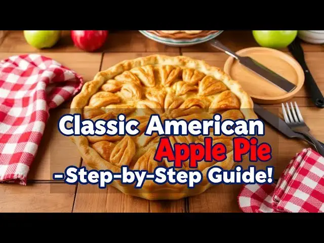 'Video thumbnail for 🥧 “Classic American Apple Pie — Step by Step Guide!'