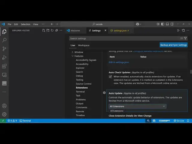 'Video thumbnail for How to Disable Visual Studio Code Extensions Auto Update Feature to Turn off Updates For Extensions'
