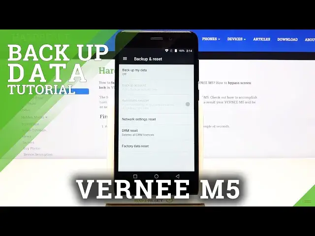 'Video thumbnail for How to Use Google Backup on VERNEE M5 - Data Copy'