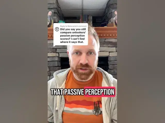 'Video thumbnail for Passive perception in 2024 #dnd'