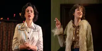 'Video thumbnail for Video: Laura Donnelly Looks Back on the Challenge of Her Dual (Tony Nominated ) Roles'