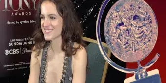 'Video thumbnail for Video: Fina Strazza is Living the Dream as a Tony Nominee'