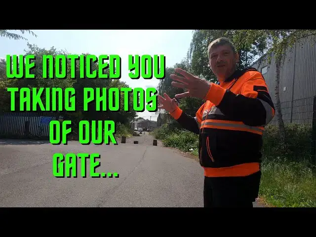 'Video thumbnail for We Noticed You Taking Photos Of Our Gate...🏭📷🎥🛸✅'