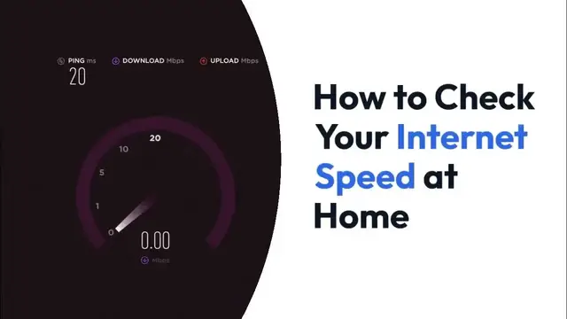 'Video thumbnail for How to check internet speed at home'