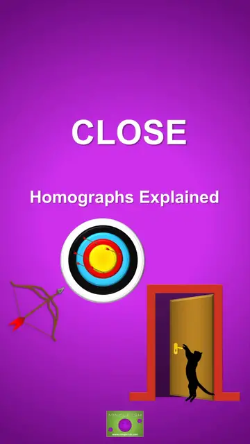 'Video thumbnail for Close: Homographs Explained'