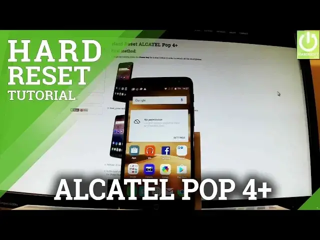 'Video thumbnail for Hard Reset ALCATEL Pop 4+ - Reset Code / Factory Reset'