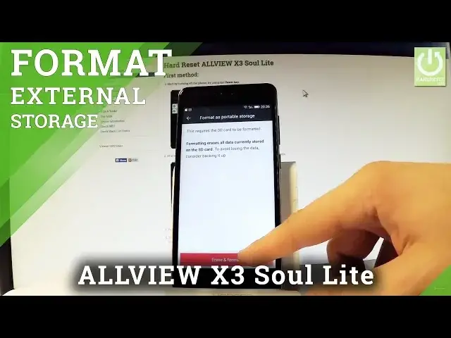 'Video thumbnail for How to Format SD Card on ALLVIEW X3 Soul Lite'
