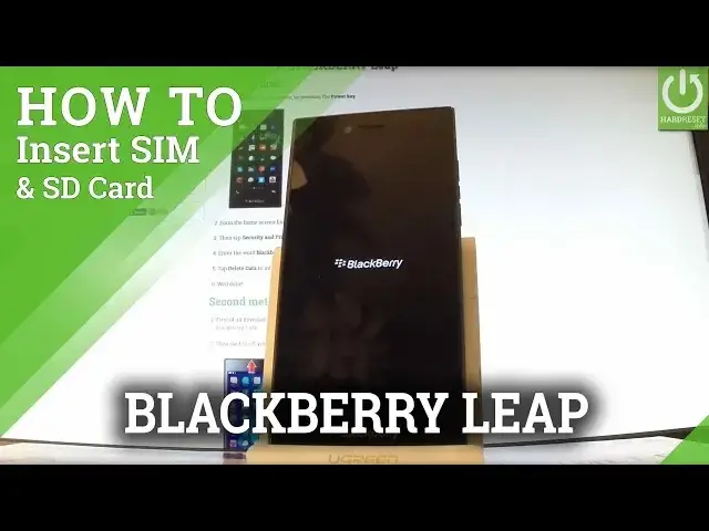 'Video thumbnail for BLACKBERRY Leap Insert SIM and SD Card - Set Up SIM & SD'