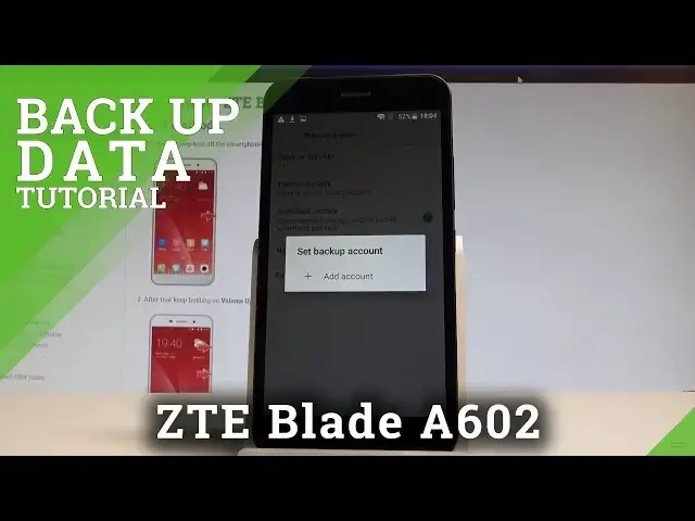 'Video thumbnail for How to Back Up Data in ZTE Blade A602 - Allow Google Backup |HardReset.Info'