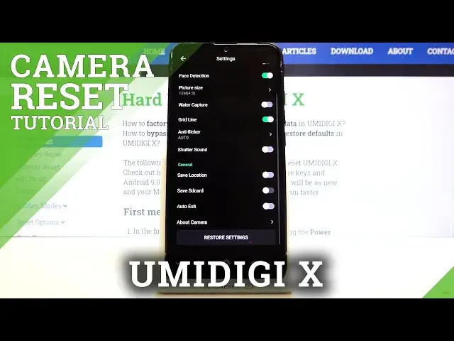 'Video thumbnail for How to Reset Camera Settings in UMIDIGI X – Reset Camera Configuration'