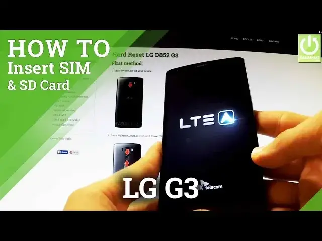 'Video thumbnail for How to Insert SIM and Micro SD card in LG D852 G3 - SIM & SD in LG'