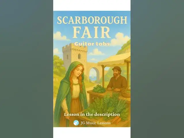 'Video thumbnail for Scarborough Fair guitar chords and tabs 🎸 #guitartutorial #guitarlesson'