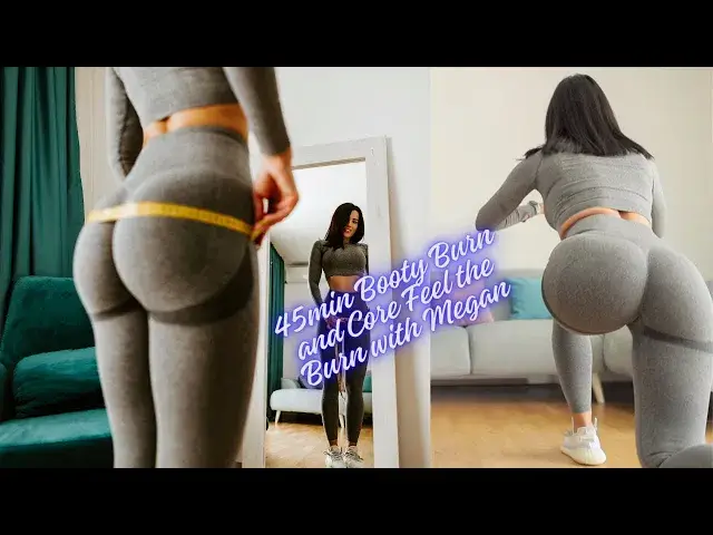 'Video thumbnail for 45 Min Tight Booty Stretch Glute Challenge With Megan'