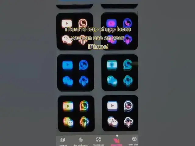 'Video thumbnail for App is called «App icons: Themes For iPhone» #iphone #iphonetricks #wallpaper #fyp'