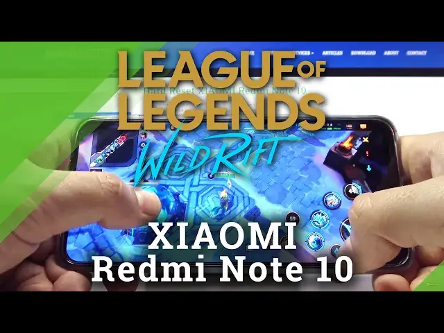 'Video thumbnail for Gameplay of League of Legends: Wild Rift on XIAOMI Redmi Note 10 - Mobile Gaming Test'
