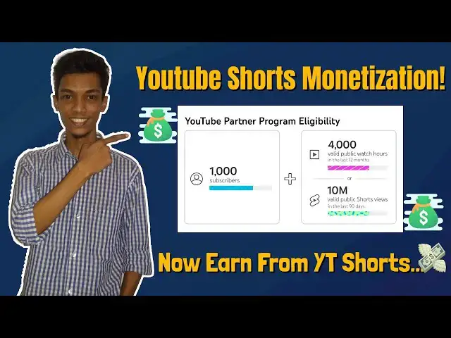 'Video thumbnail for Youtube Shorts Monetization | How to enable ads on Youtube Shorts'